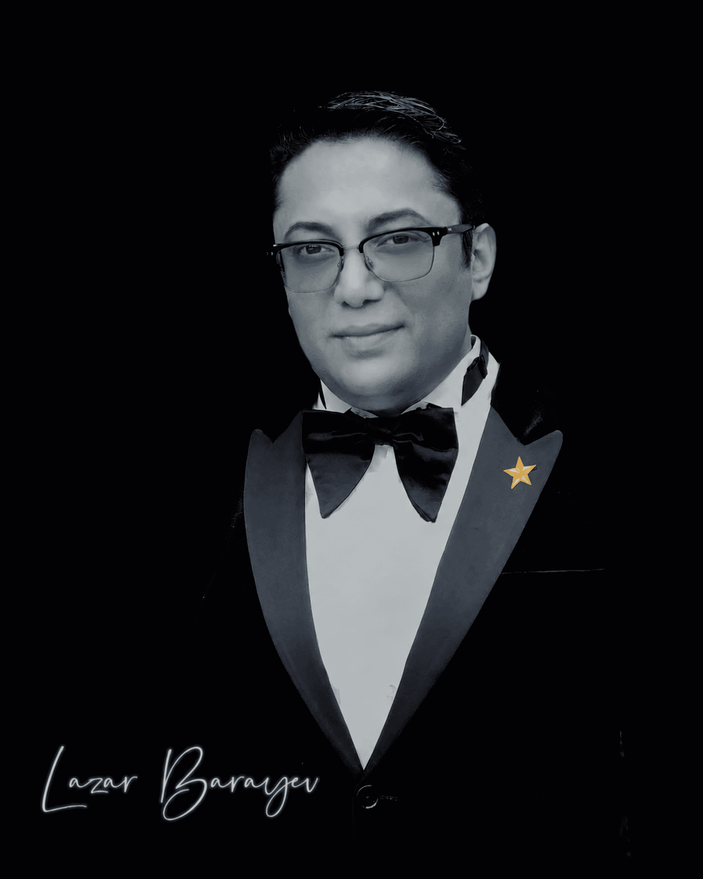 Formal portrait of Lazar Barayev